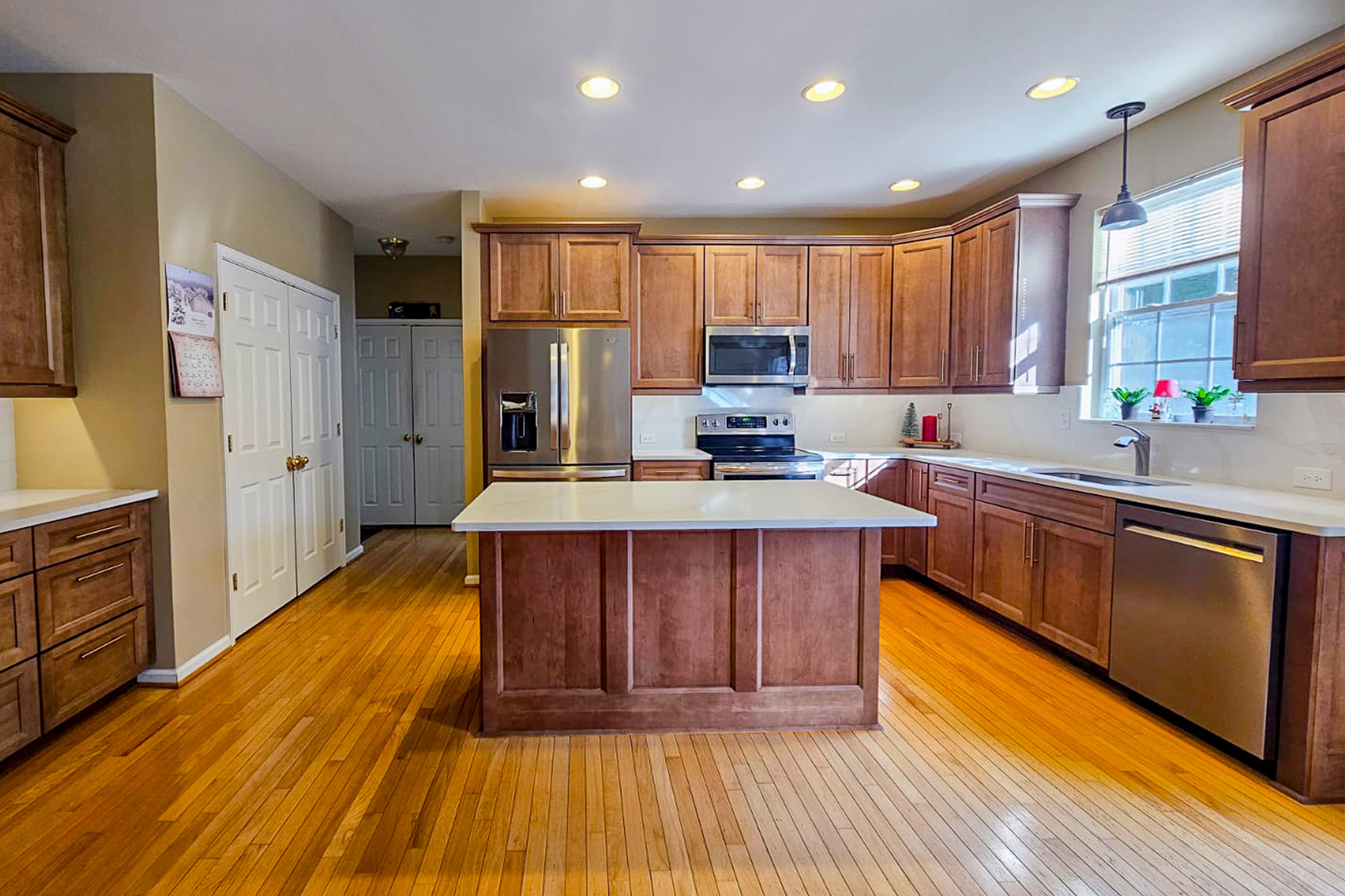 Thyme Maple Shaker Kitchen Remodel in Bel Air Maryland